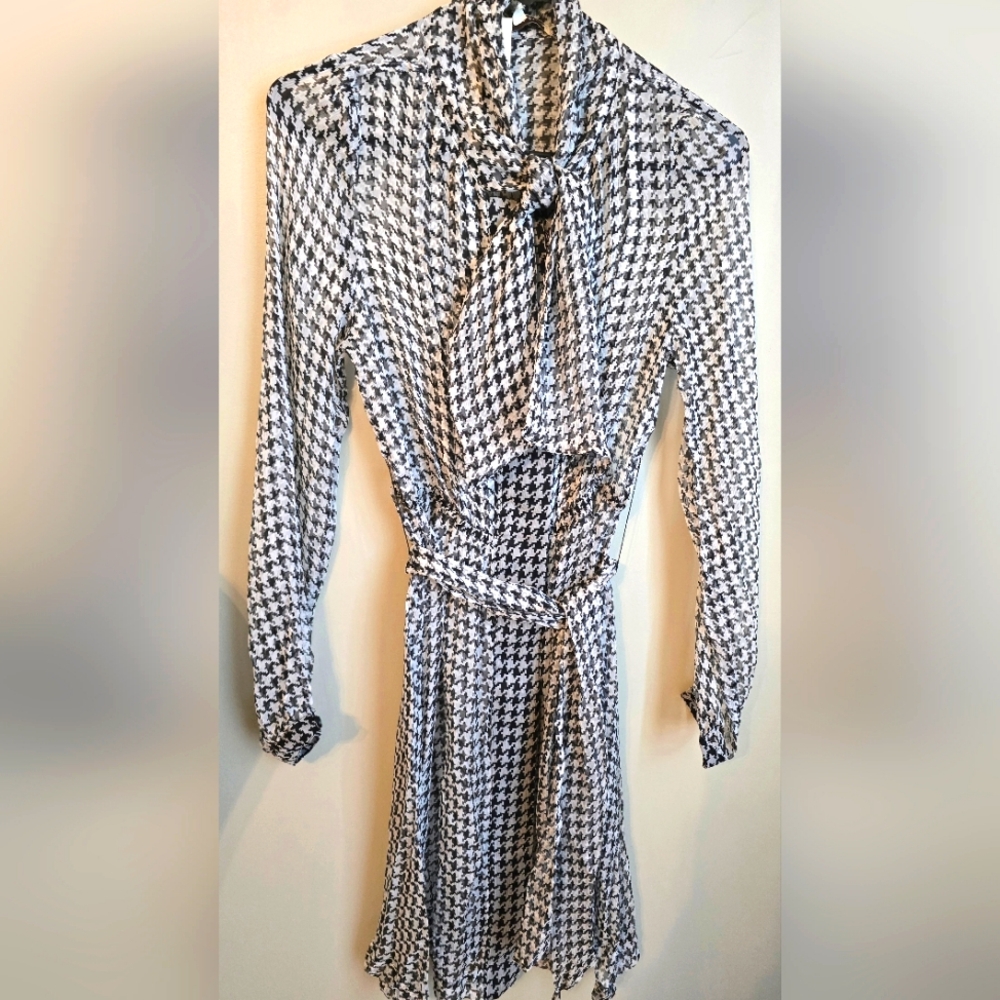 Collective Clothing Houndstooth Dress
